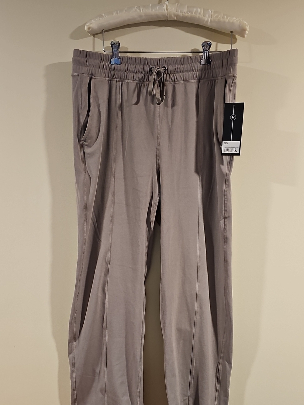 Velocity Women's Drawstring Track Pants in Taupe